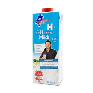 Die Hessische fettarme H-Milch (1,5%) 1 Liter