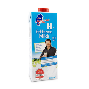 Die Hessische fettarme H-Milch (1,5%) 1 Liter